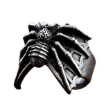 bague acier araignée
