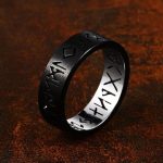 bague runique viking homme