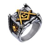 bague à logo franc-maçon