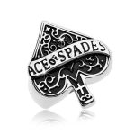 bague acier ace of spades