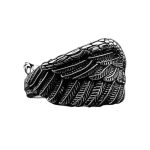bague aile d'aigle homme