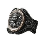 bague ancienne lion