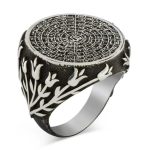 bague avec écriture islam
