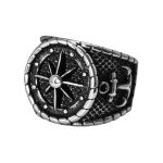bague boussole viking