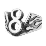 bague chiffre 8 homme