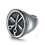bague ciseaux coiffure