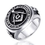 bague franc maçonnerie argent