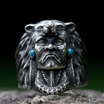 bague indienne argent