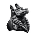 bague loup anubis