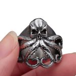 bague pieuvre argent