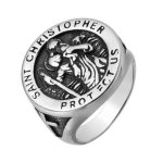 bague saint christophe
