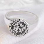 bague soleil femme