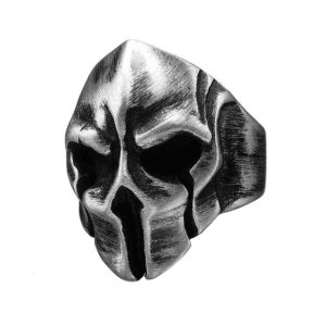 bague casque spartiate