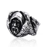 bague tête odin