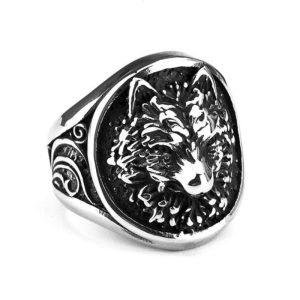 bague totem loup