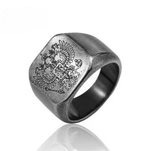 chevalière aigle russe