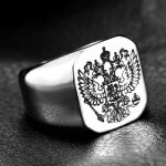 bague aigle homme