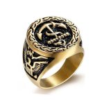 chevalière ancre marine homme