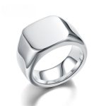 chevalière homme argent