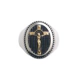 chevalière croix jésus