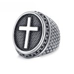 chevalière croix pour homme sans le christ