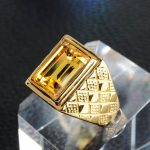 bague homme en or