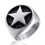 chevalière homme étoile