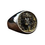 chevalière homme jésus