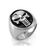bague punisher argent